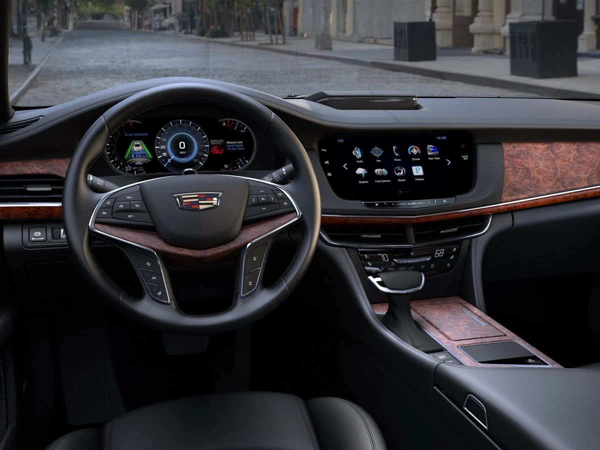Interior of Cadillac CT6