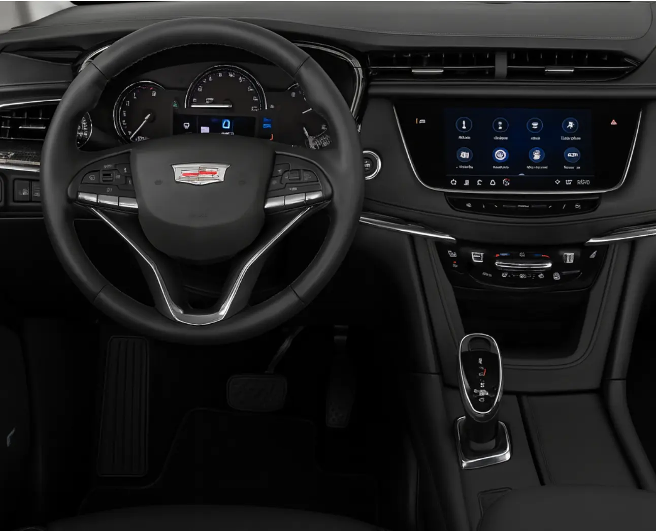Interior of Cadillac XT6