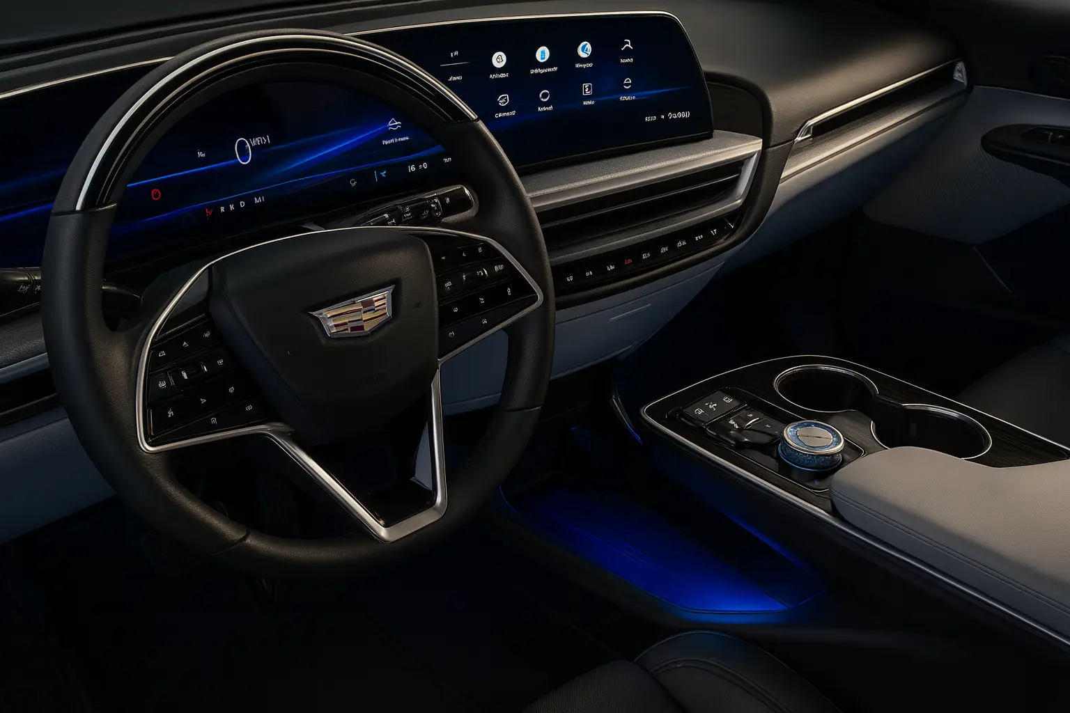 Interior of Cadillac Lyric