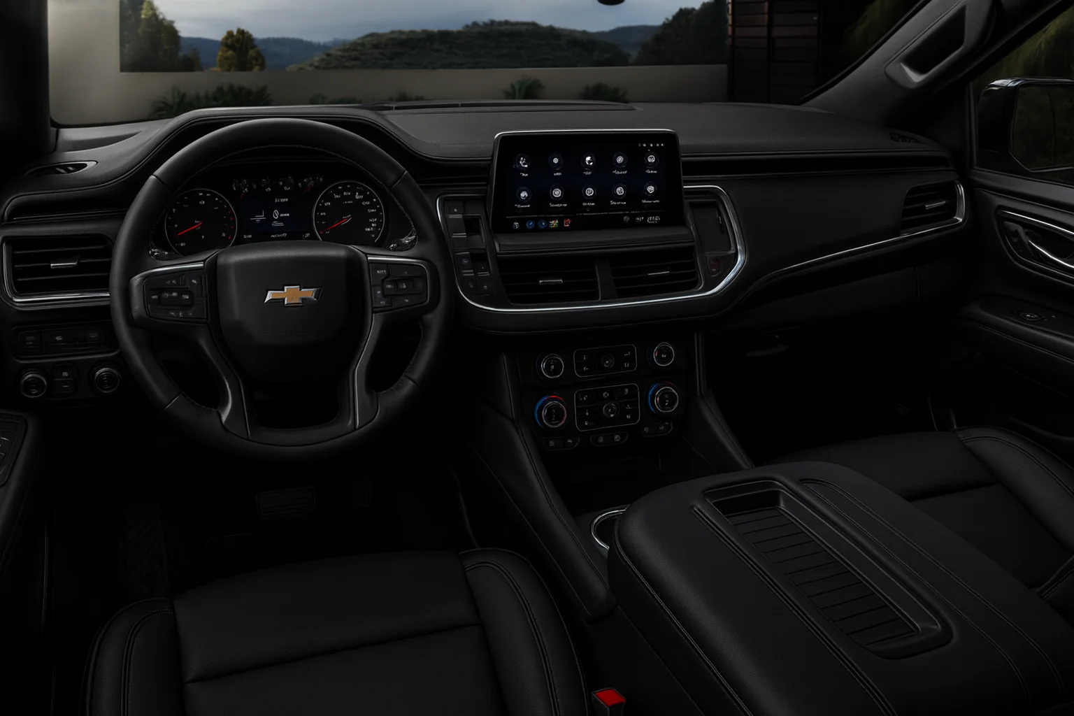 Interior of Chevy Suburban