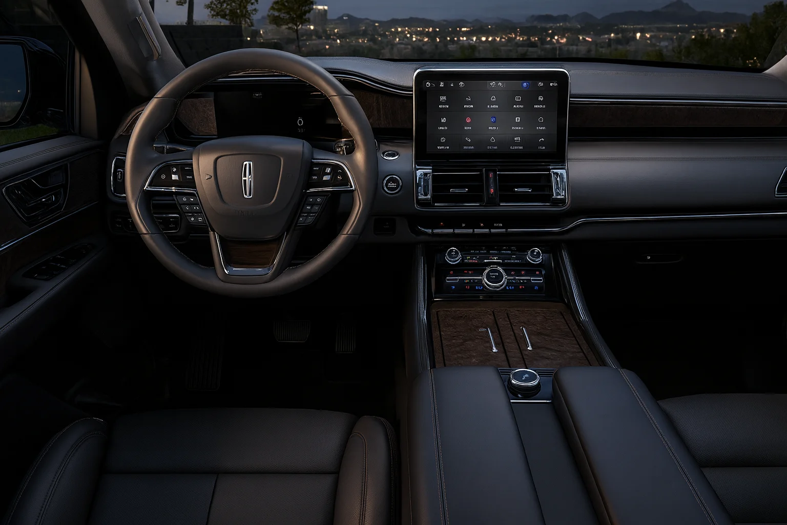 Interior of Lincoln Navigator