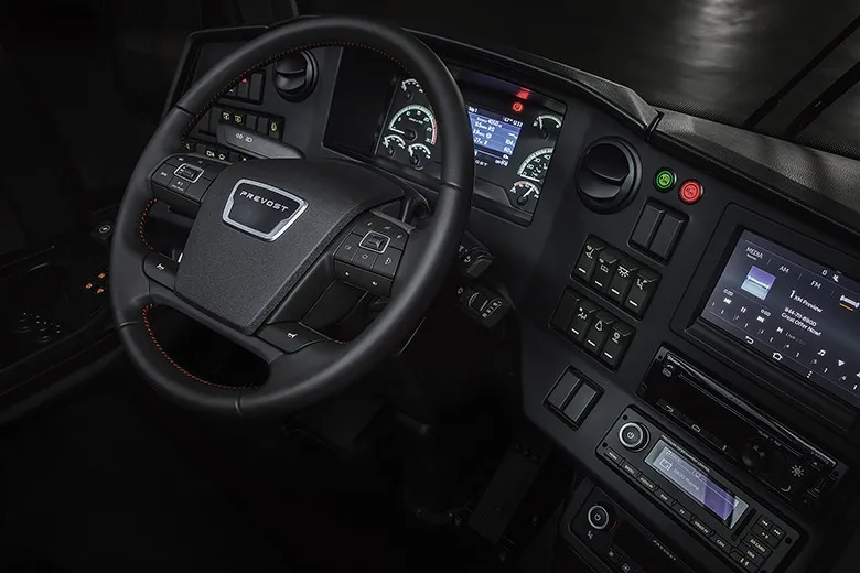 Interior of Prevost H3-45 Luxury Bus