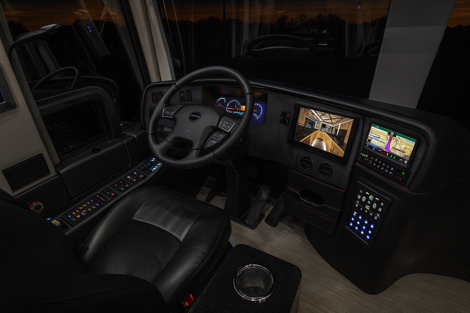 Prevost H3-45 Luxury Bus Interior
