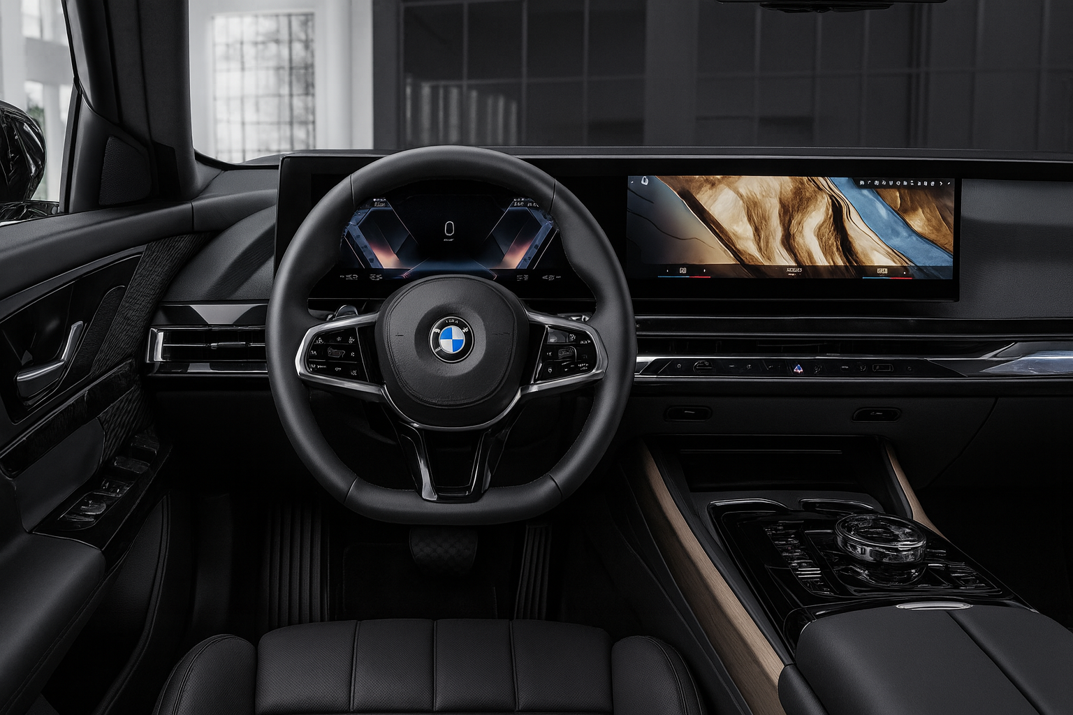 Interior of BMWi7