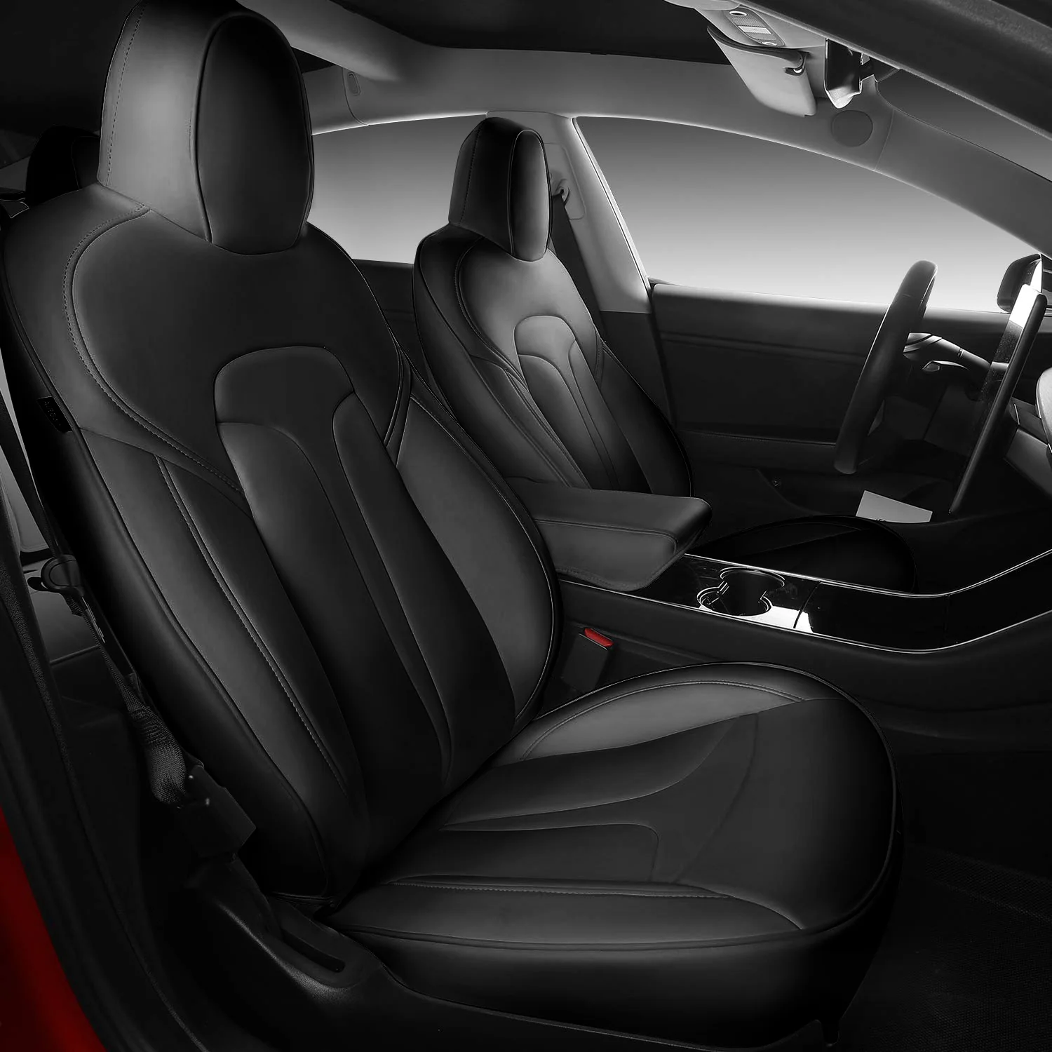 Interior of Tesla Model X